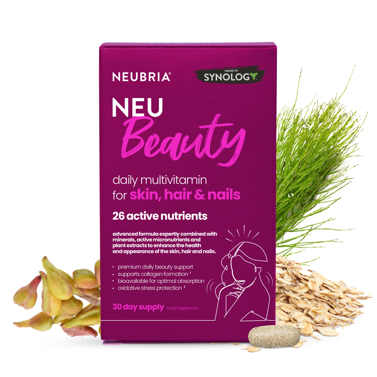 Neubria Neu Beauty, Hair, Skin & Nails 30’s (Blister)