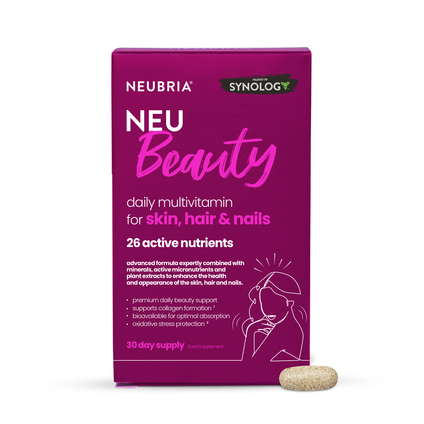Neubria Neu Beauty, Hair, Skin & Nails 30’s (Blister)